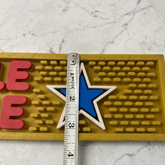 Beer Tap Newcastle Brown Ale Golden Non-Slip Rubber Bar Mat - 20.5 x 3.5 in - Picture 5 of 8